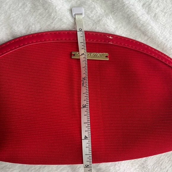 Red Giorgio Armani Women's Classic Cosmetic Case - Picture 6 of 7